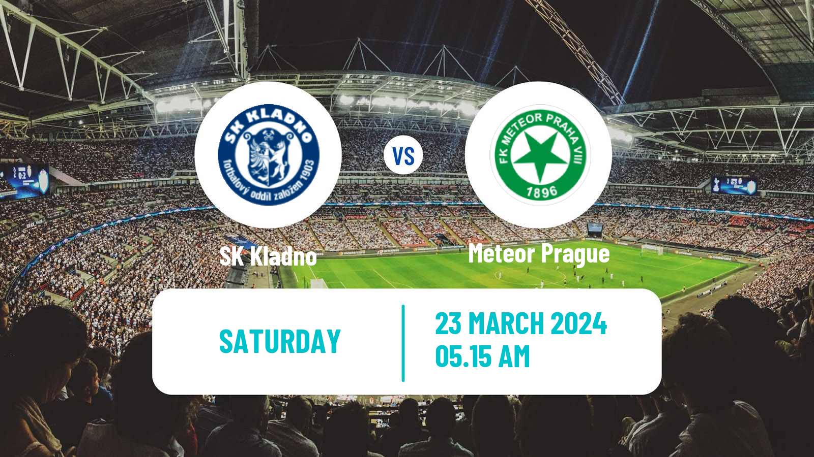 Soccer Czech Division B Kladno - Meteor Prague