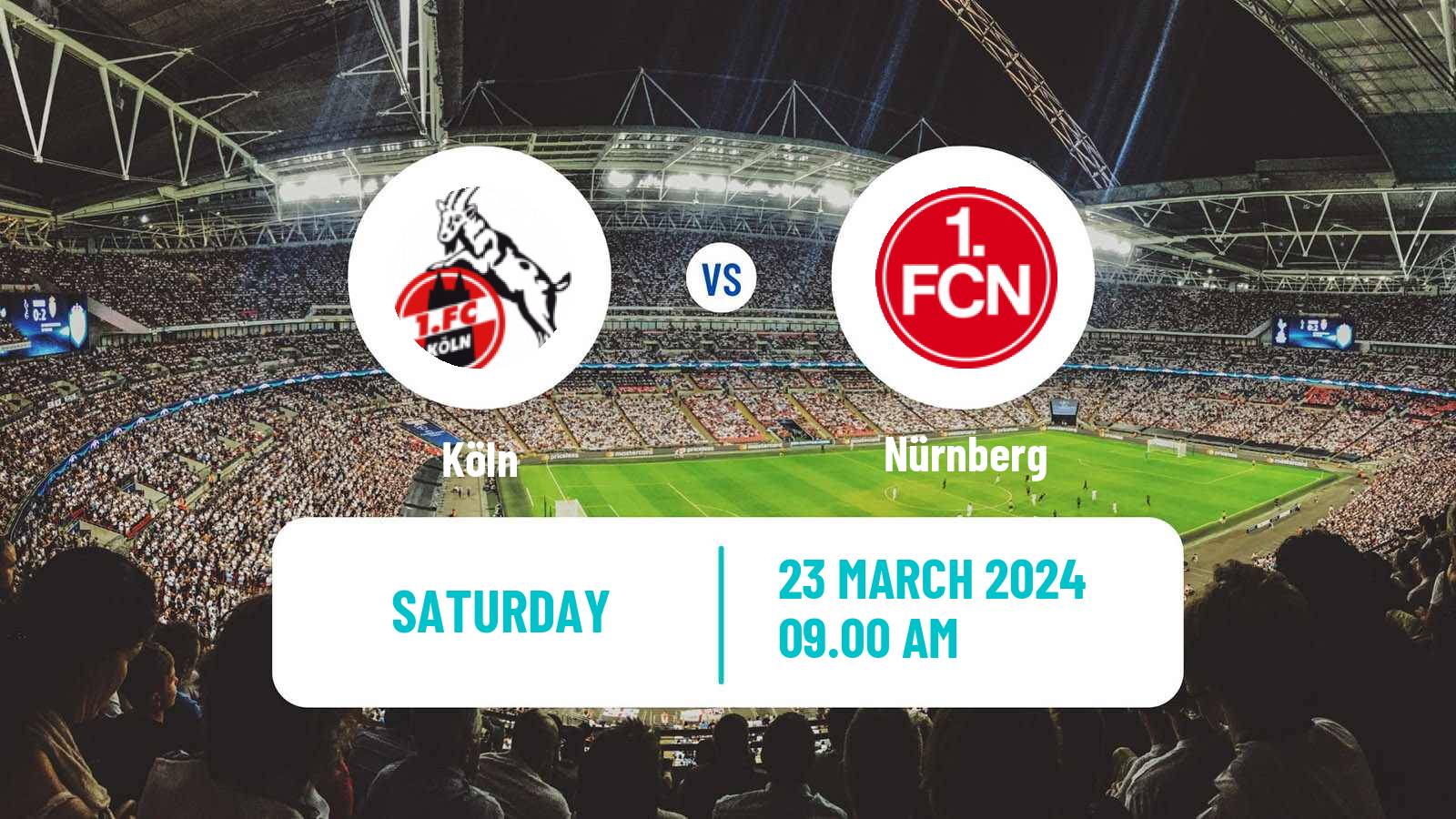 Soccer German Bundesliga Women Köln - Nürnberg