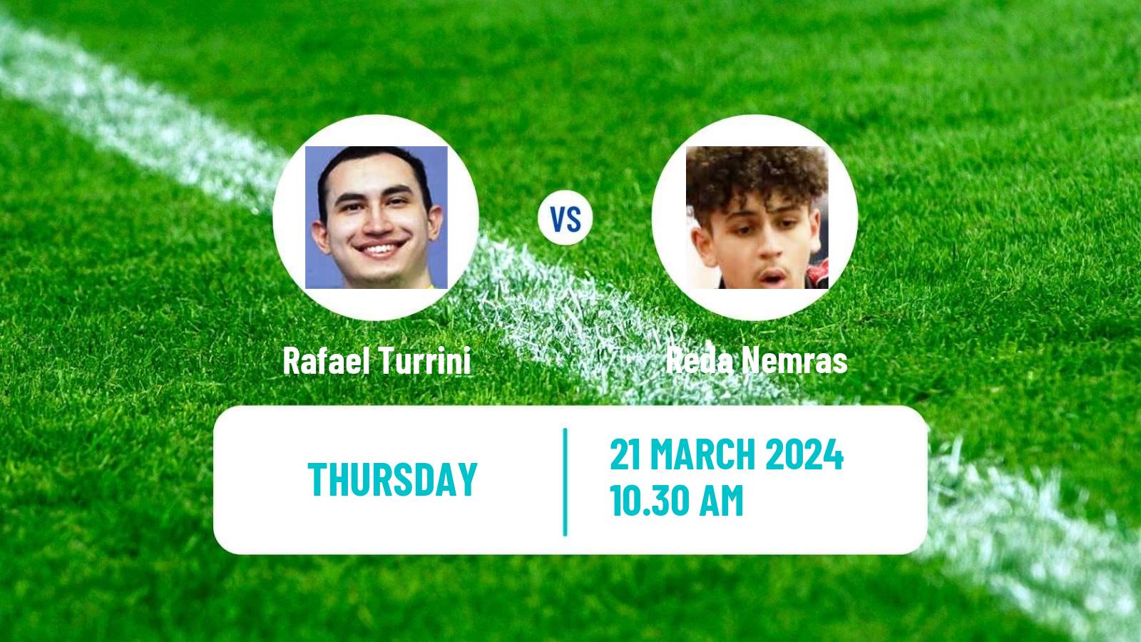 Table tennis Challenger Series Men Rafael Turrini - Reda Nemras