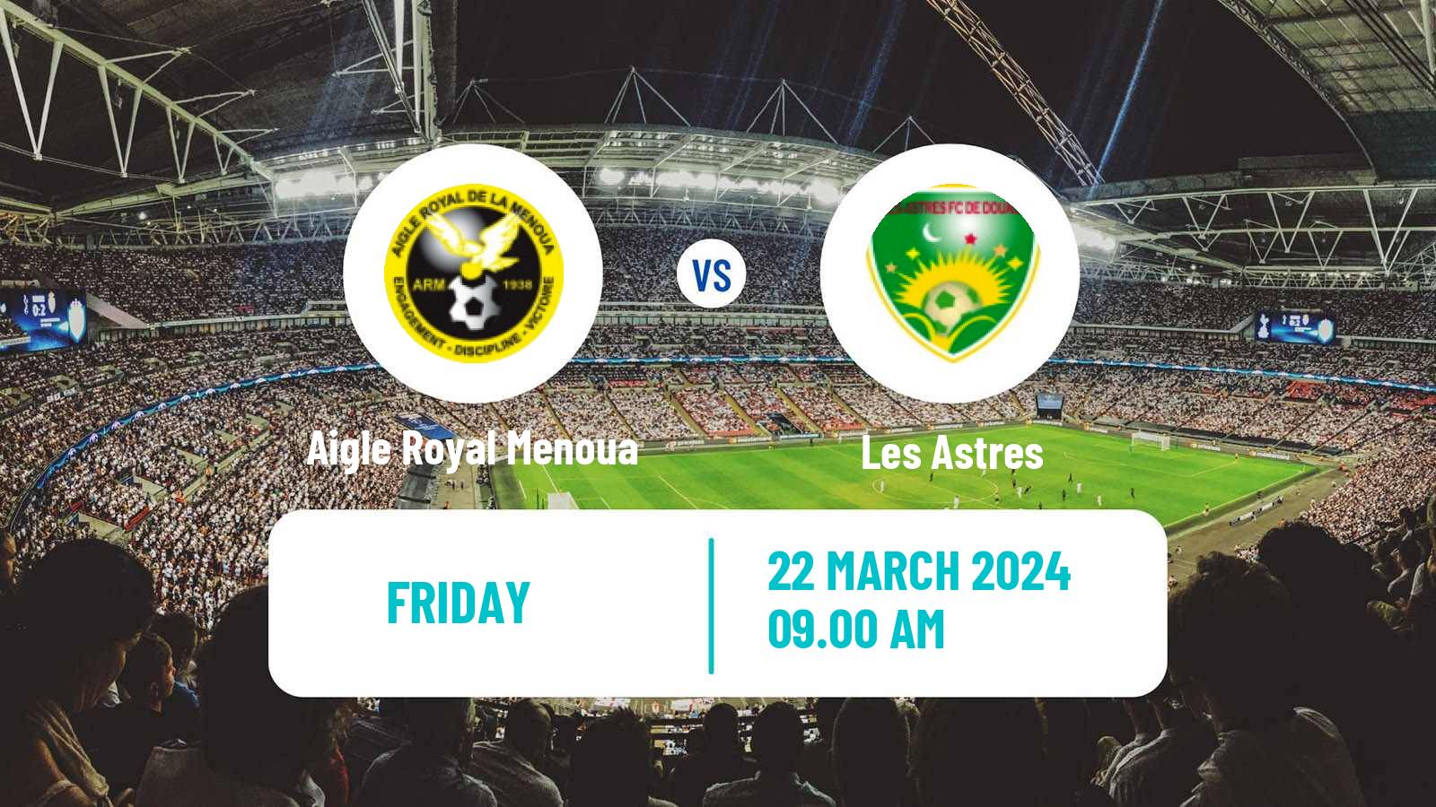 Soccer Cameroon Elite One Aigle Royal Menoua - Les Astres
