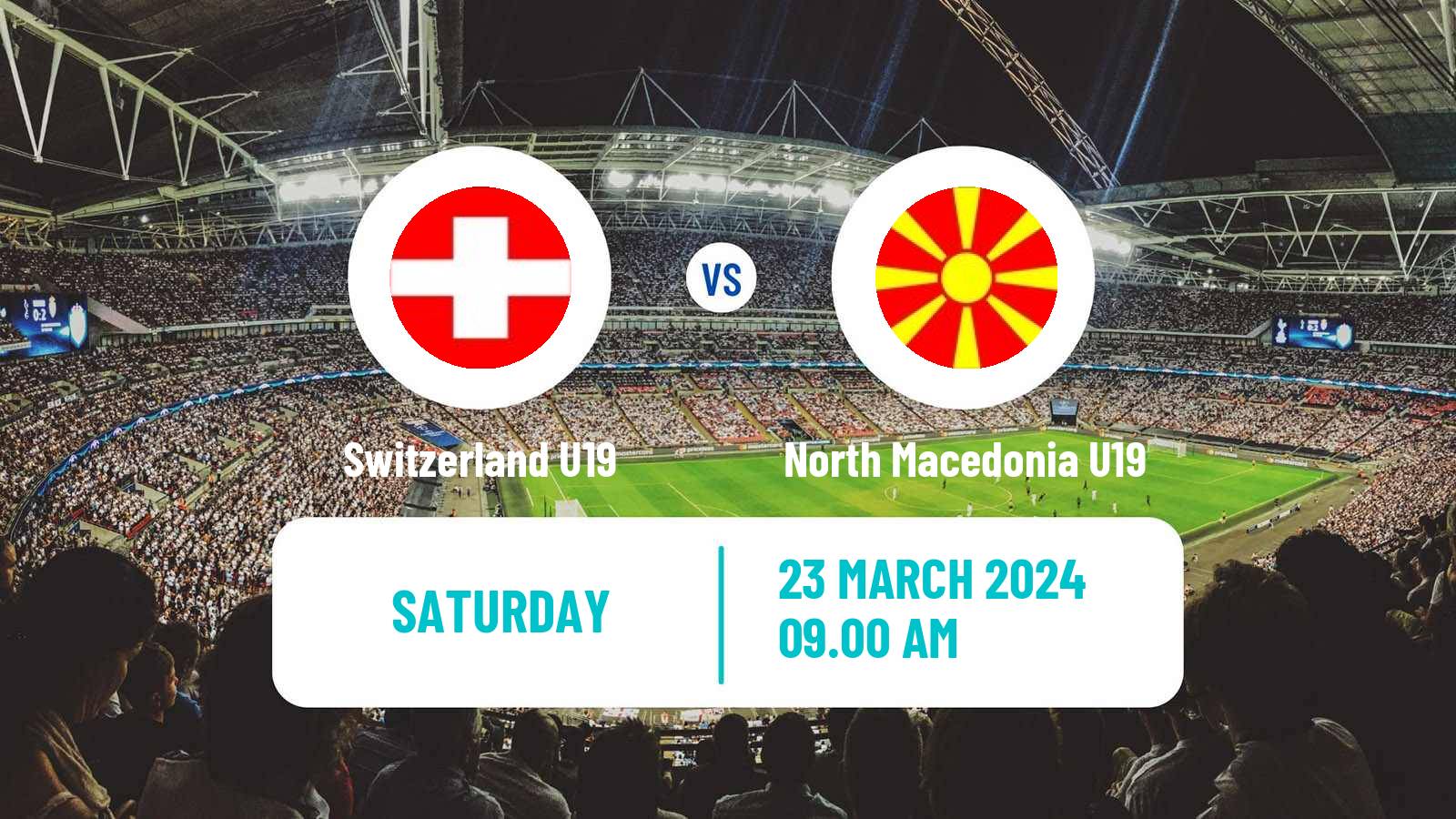 Soccer UEFA Euro U19 Switzerland U19 - North Macedonia U19