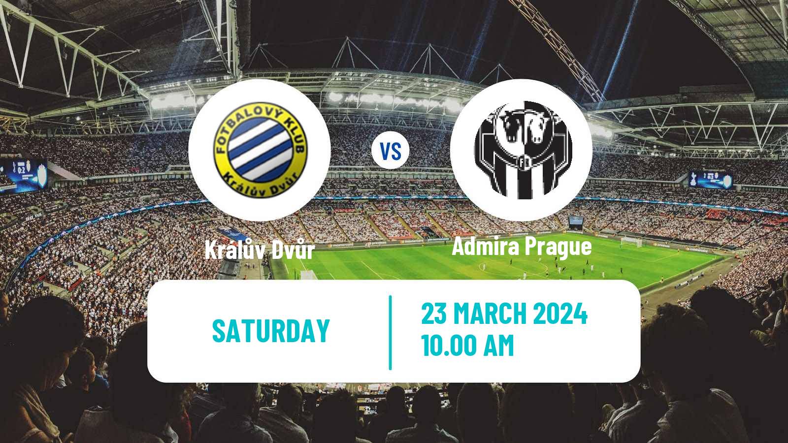Soccer Czech CFL Group A Králův Dvůr - Admira Prague