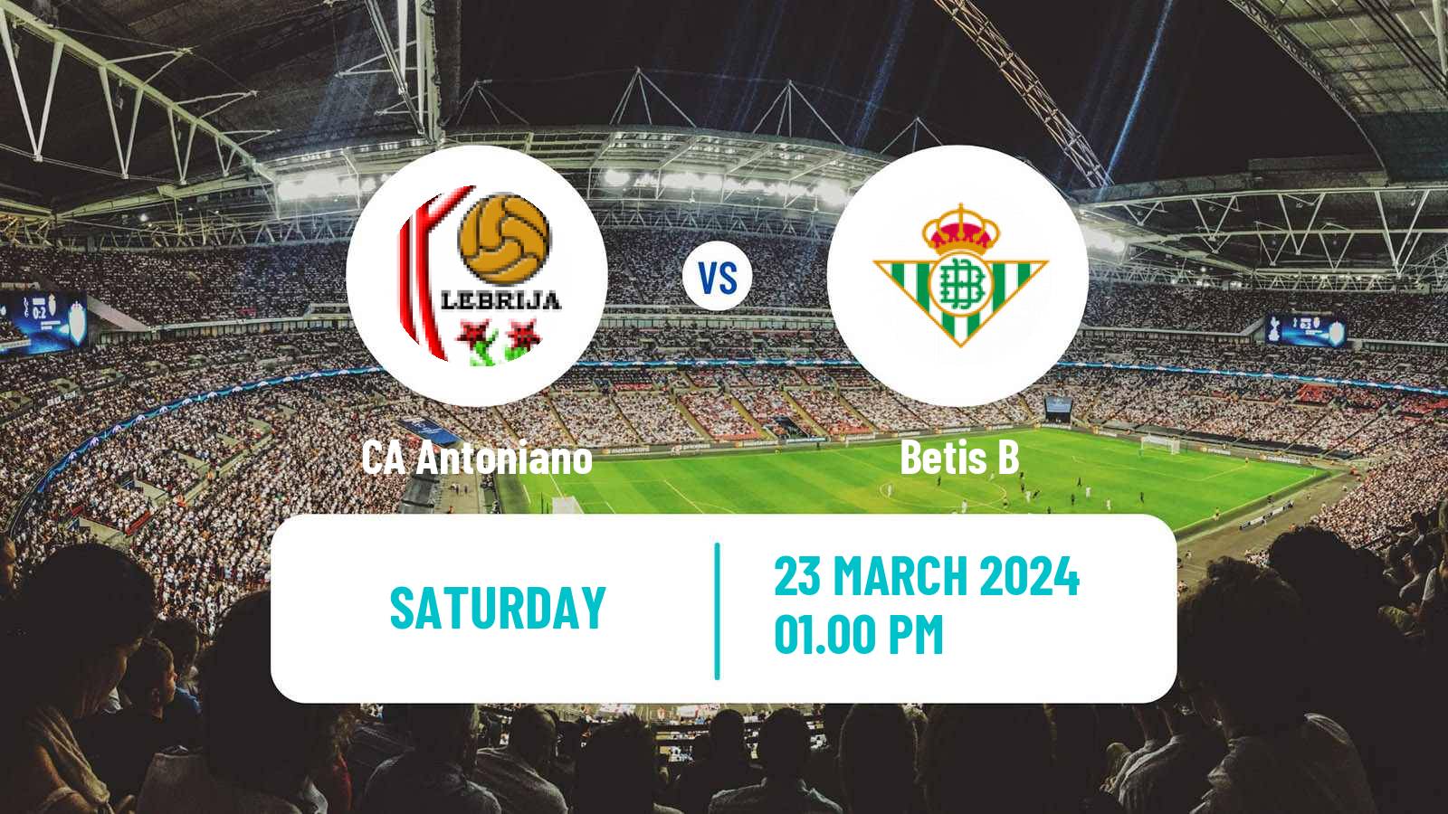 Soccer Spanish Segunda RFEF - Group 4 Antoniano - Betis B