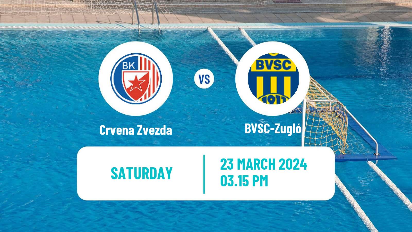 Water polo Euro Cup Water Polo Crvena Zvezda - BVSC-Zugló