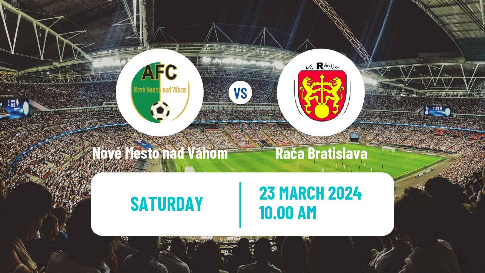 Soccer Slovak 3 Liga West Nové Mesto nad Váhom - Rača Bratislava