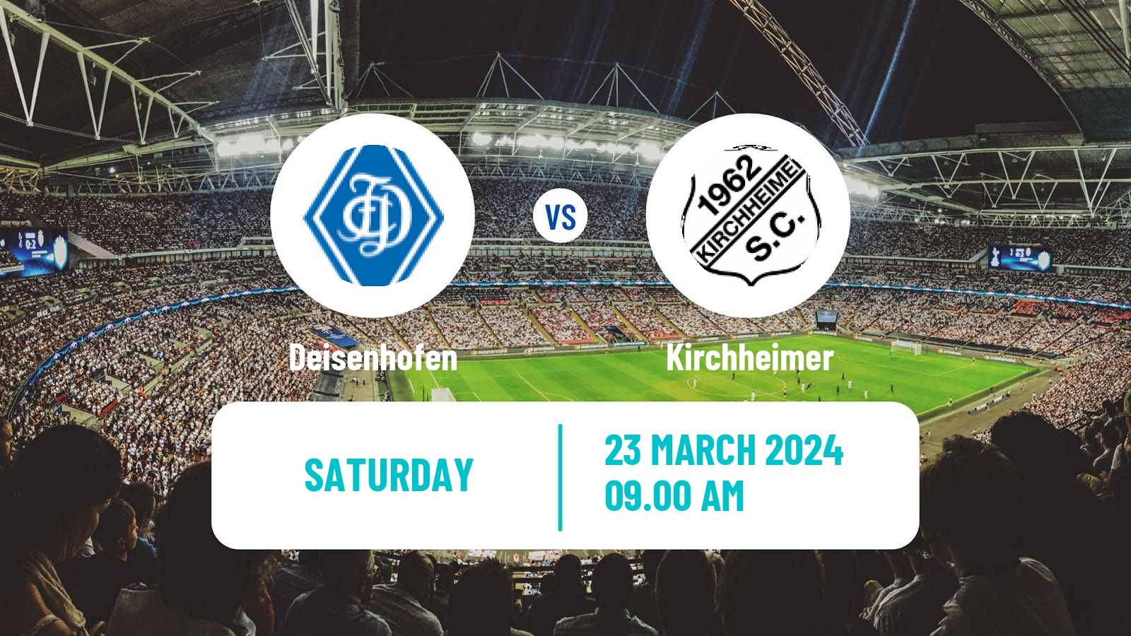 Soccer German Oberliga Bayern Süd Deisenhofen - Kirchheimer
