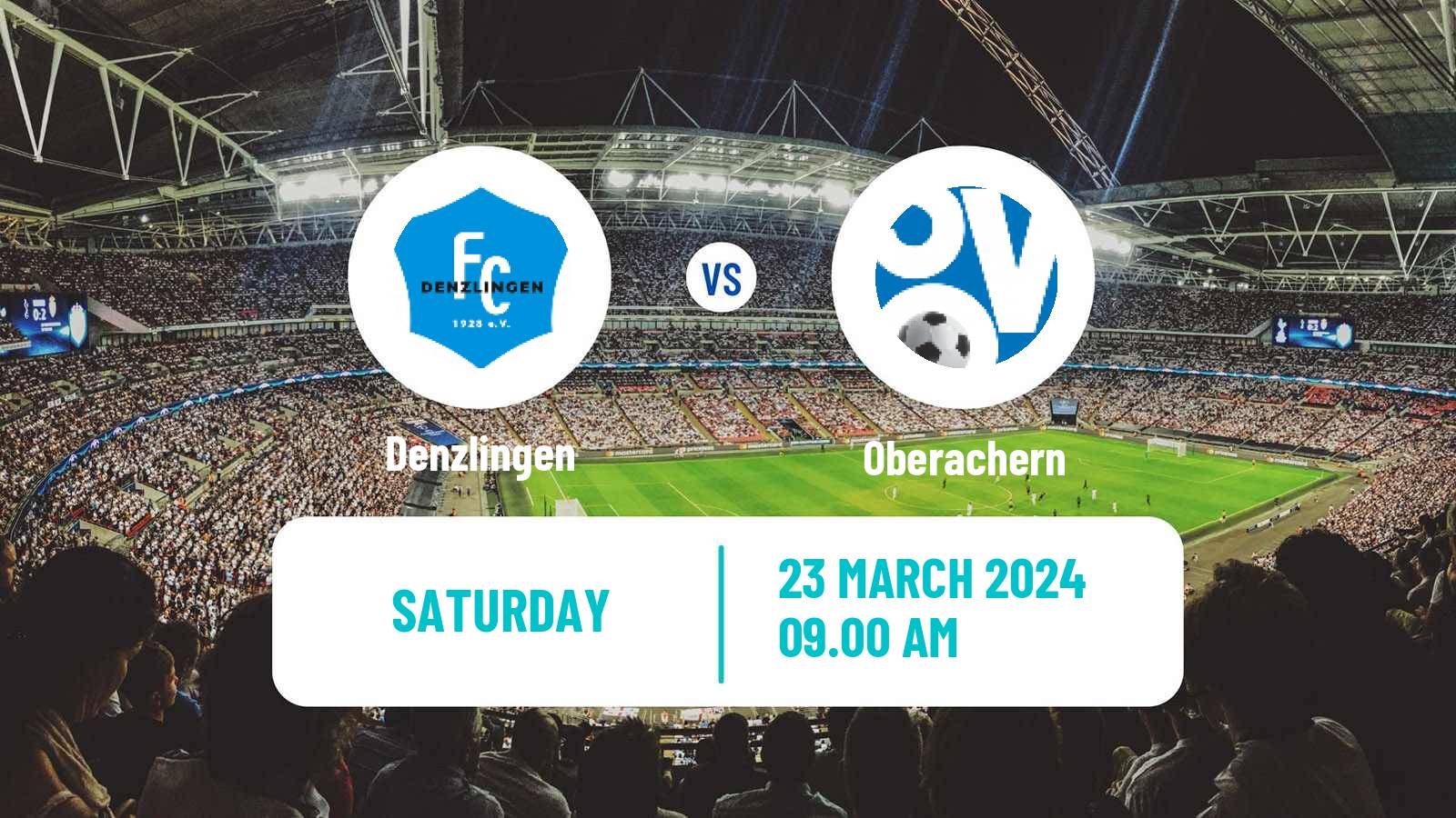 Football German Oberliga Baden-Württemberg Denzlingen - Oberachern