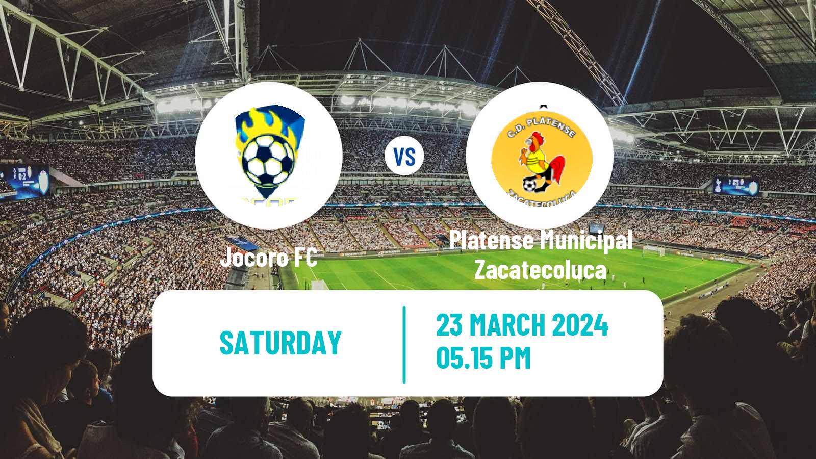 Soccer El Salvador Primera Division Jocoro - Platense Municipal Zacatecoluca