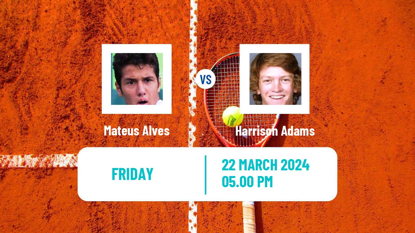 Tennis ITF M25 Maceio Men Mateus Alves - Harrison Adams