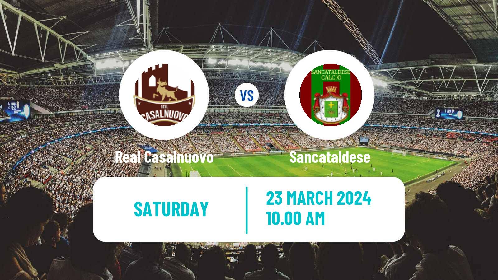 Soccer Italian Serie D - Group I Real Casalnuovo - Sancataldese