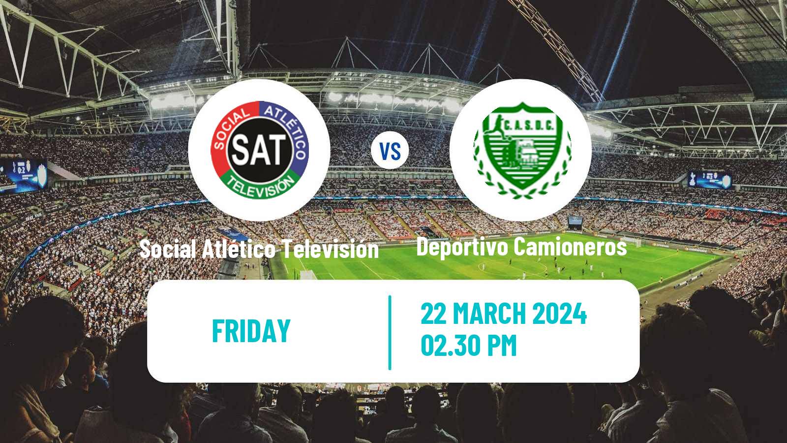 Soccer Argentinian Torneo Promocional Amateur Social Atlético Televisión - Deportivo Camioneros
