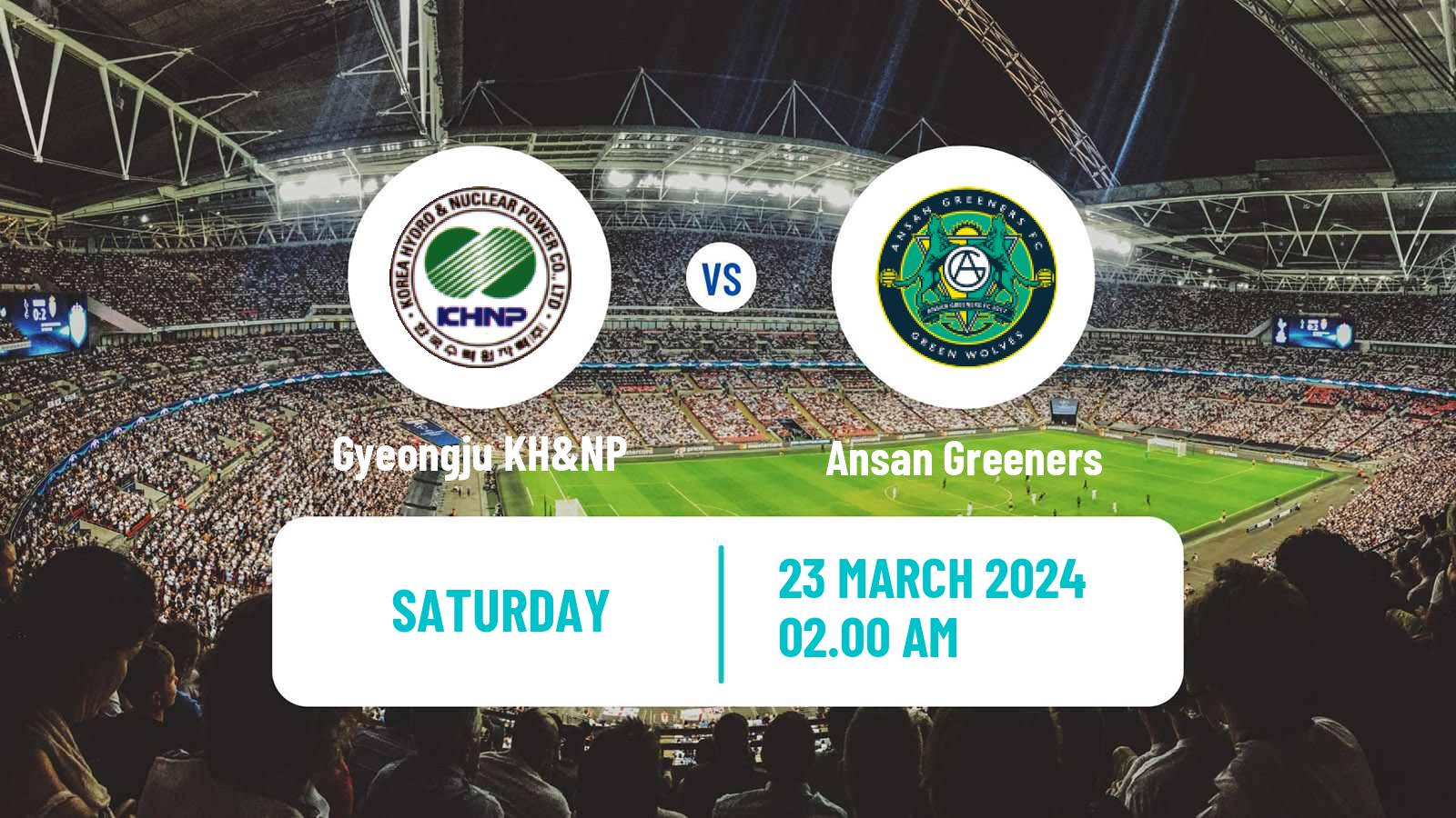 Soccer South Korean Cup Gyeongju KH&NP - Ansan Greeners