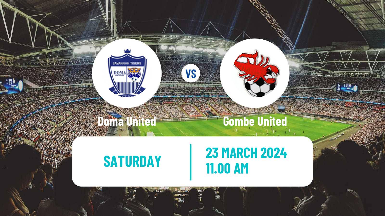 Soccer Nigerian Premier League Doma United - Gombe United