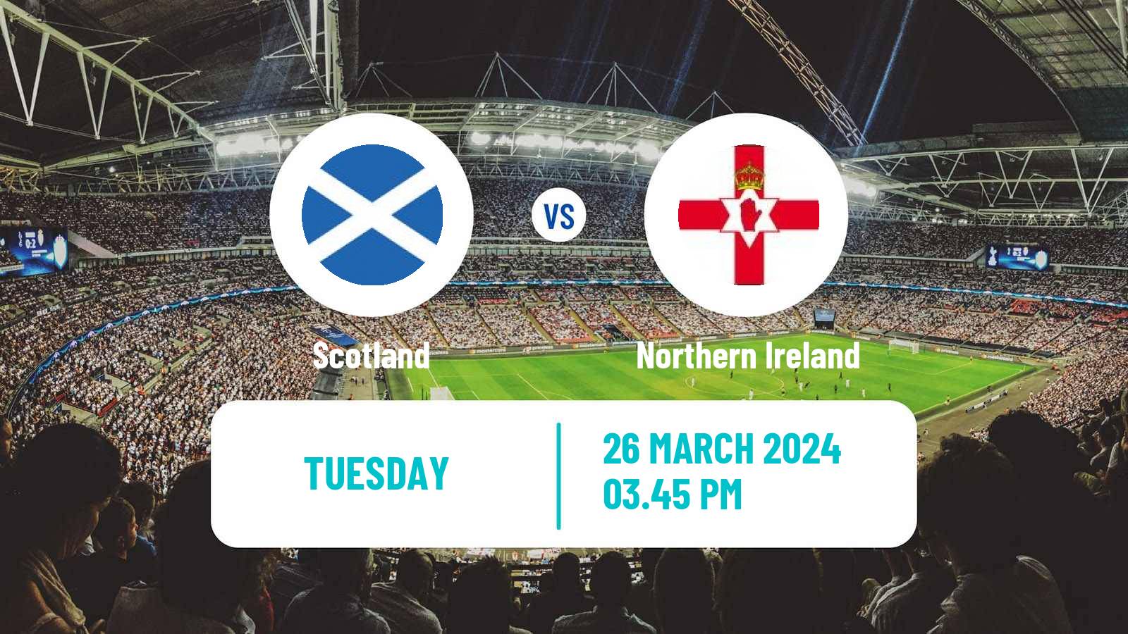 Soccer Friendly Scotland - Northern Ireland