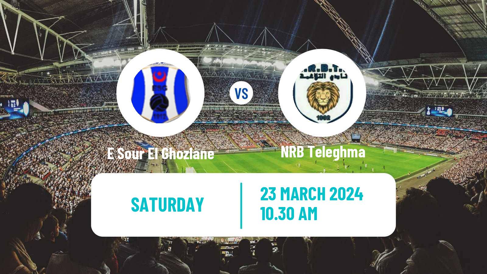 Soccer Algerian Ligue 2 E Sour El Ghozlane - Teleghma