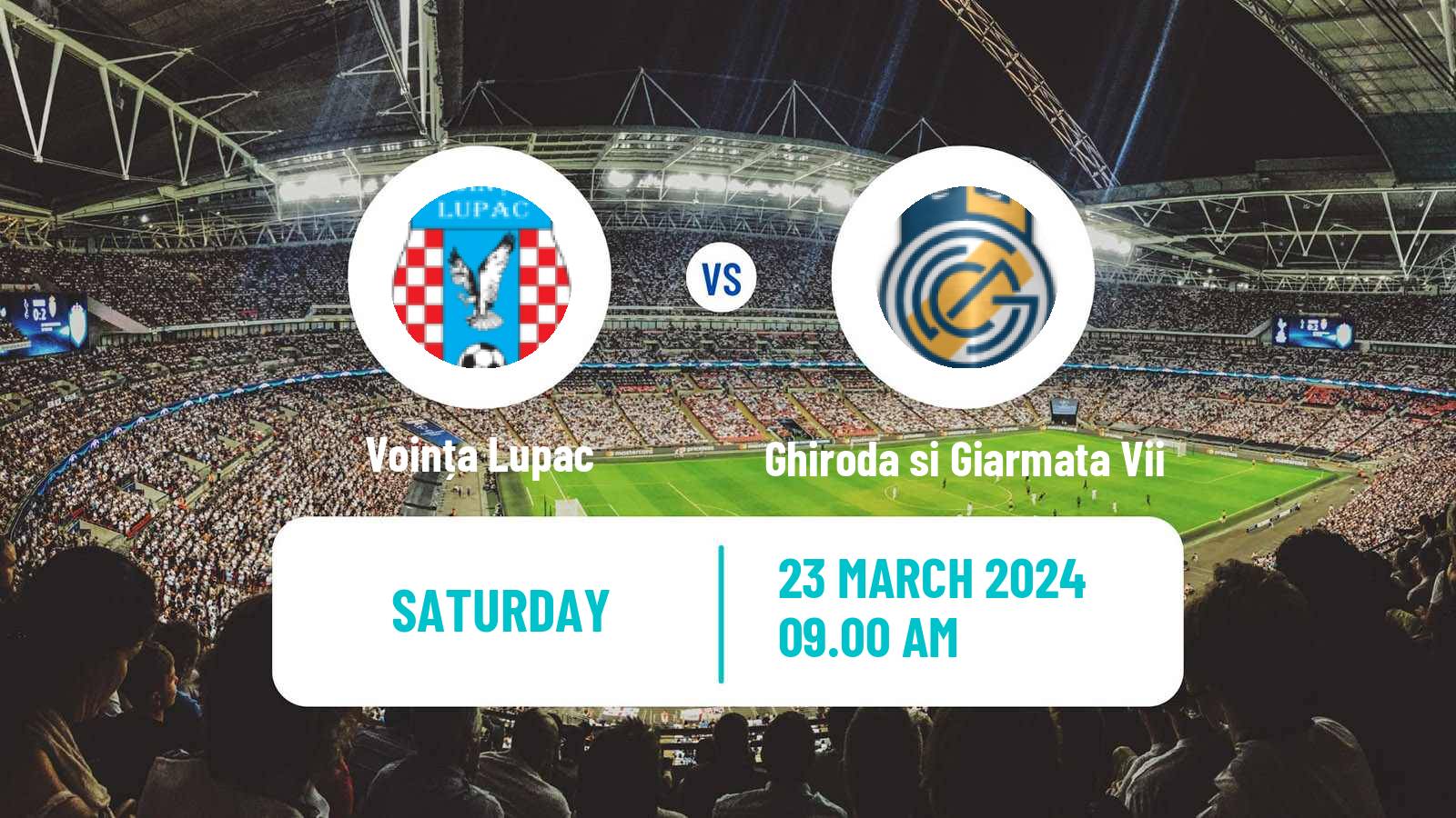Soccer Romanian Liga 3 - Seria 7 Voința Lupac - Ghiroda si Giarmata Vii