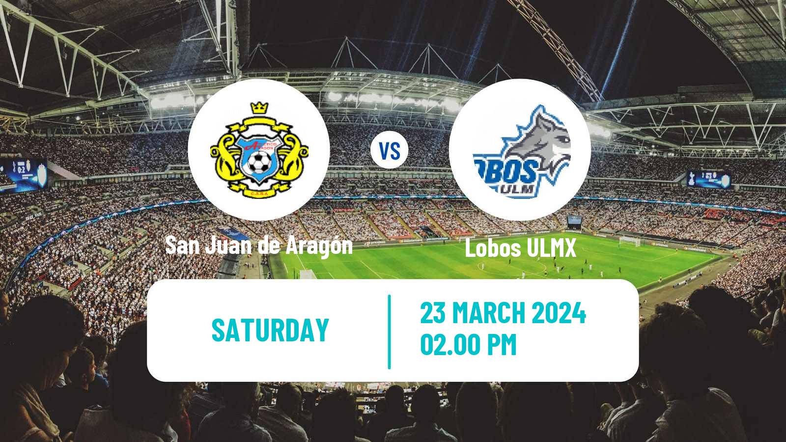 Soccer Mexican Liga Premier Serie A San Juan de Aragón - Lobos ULMX