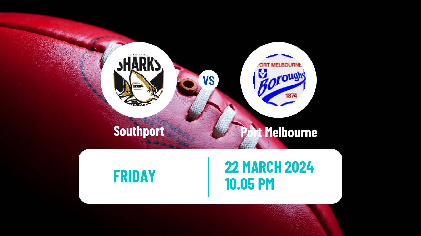 Aussie rules VFL Southport - Port Melbourne