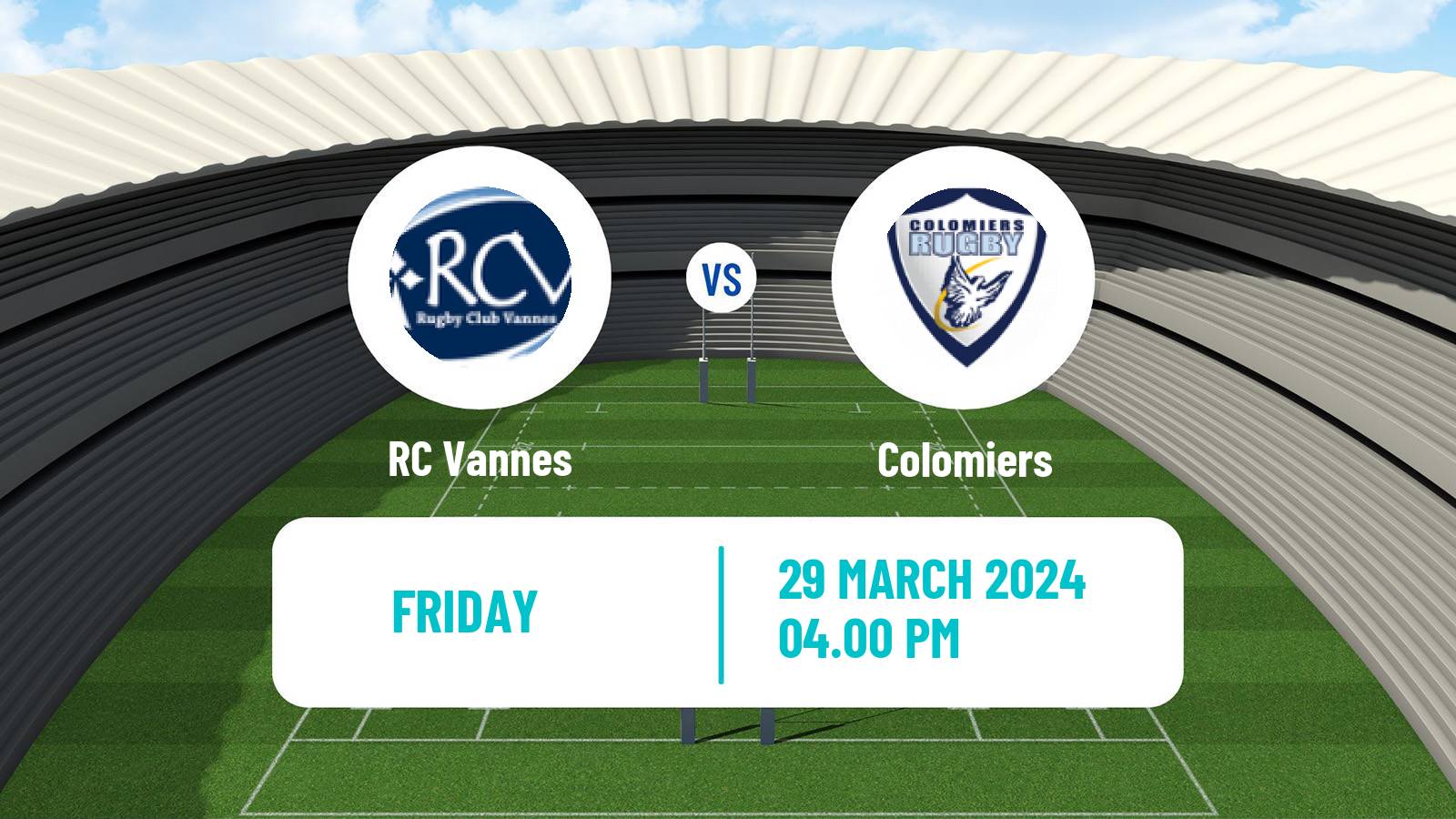 Rugby union French Pro D2 Vannes - Colomiers