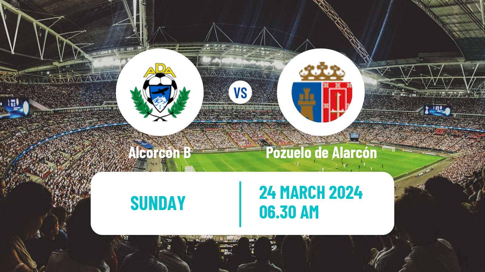 Soccer Spanish Tercera RFEF - Group 7 Alcorcón B - Pozuelo de Alarcón