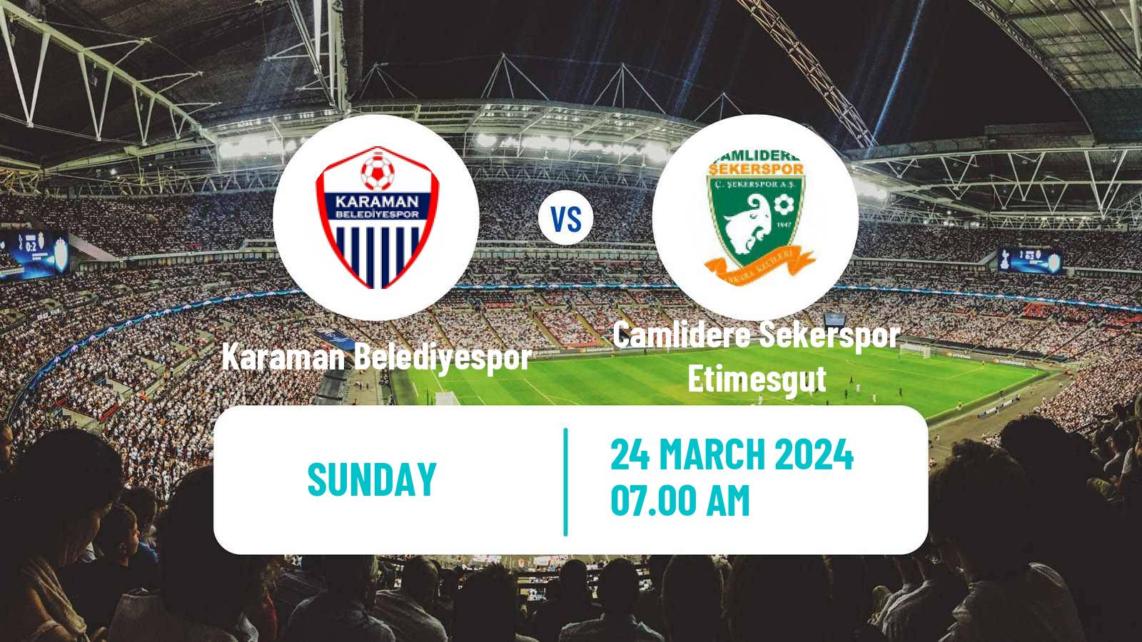 Soccer Turkish Second League Red Group Karaman Belediyespor - Etimesgut