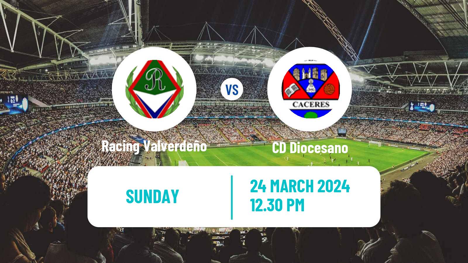 Soccer Spanish Tercera RFEF - Group 14 Racing Valverdeño - Diocesano