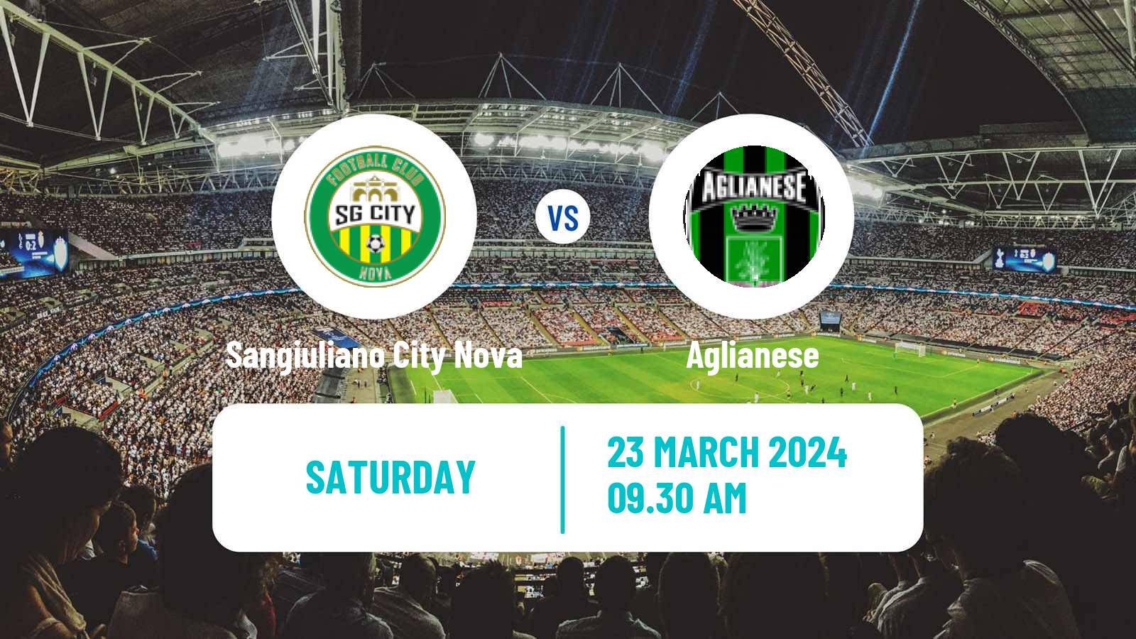 Soccer Italian Serie D - Group D Sangiuliano City Nova - Aglianese