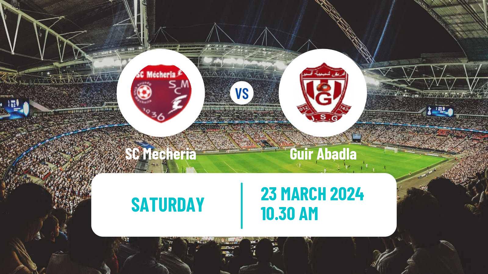 Soccer Algerian Ligue 2 SC Mecheria - Guir Abadla