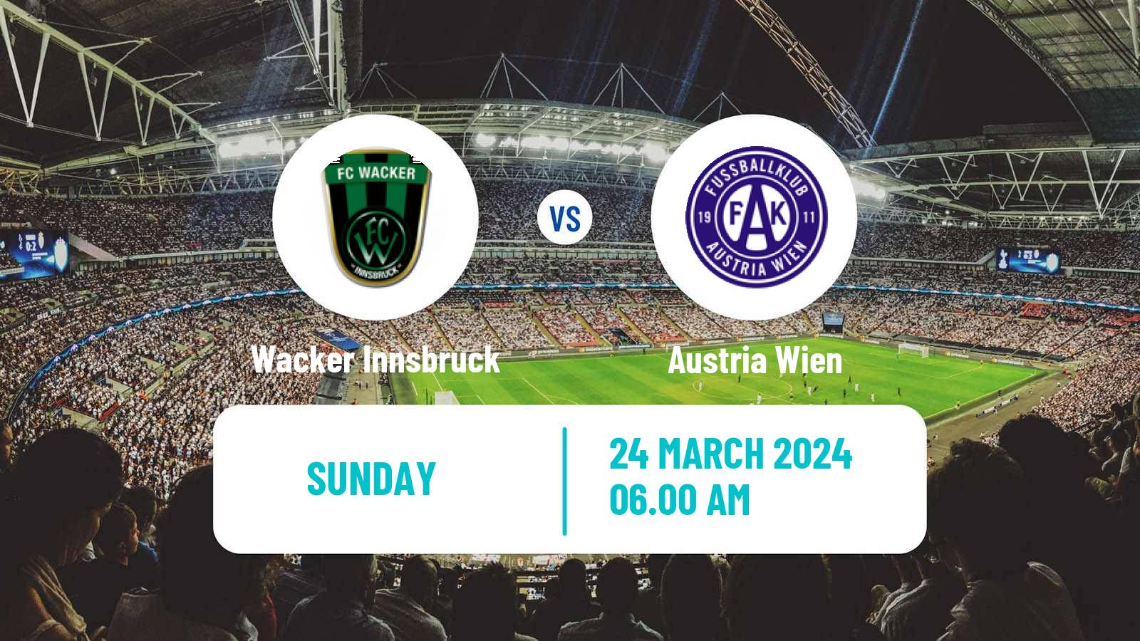 Soccer Austrian Bundesliga Women Wacker Innsbruck - Austria Wien