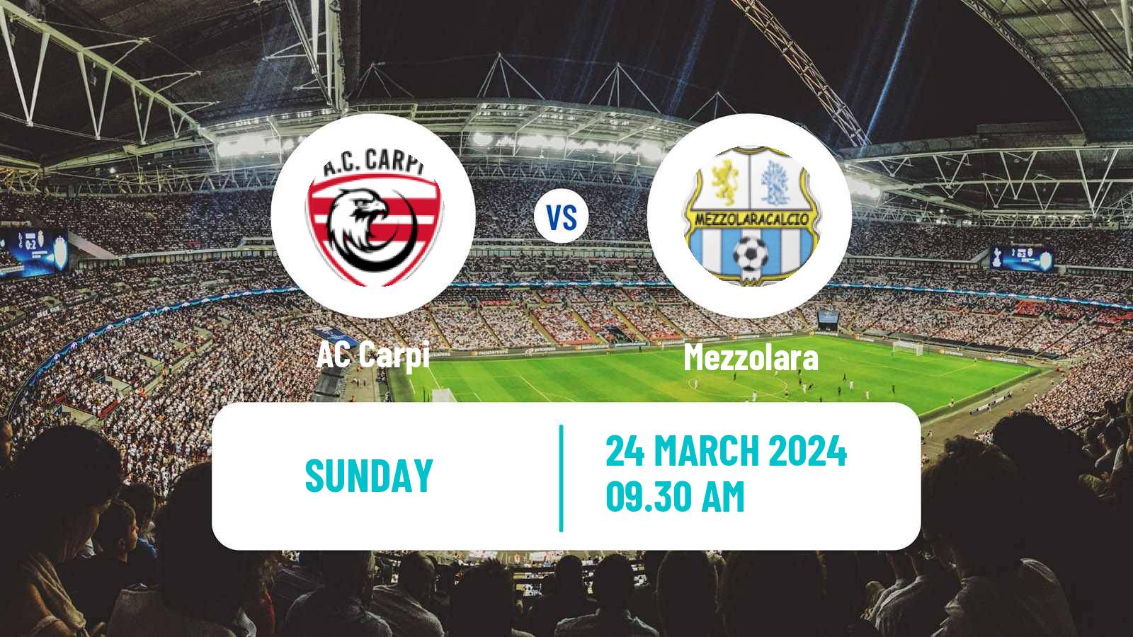 Soccer Italian Serie D - Group D AC Carpi - Mezzolara