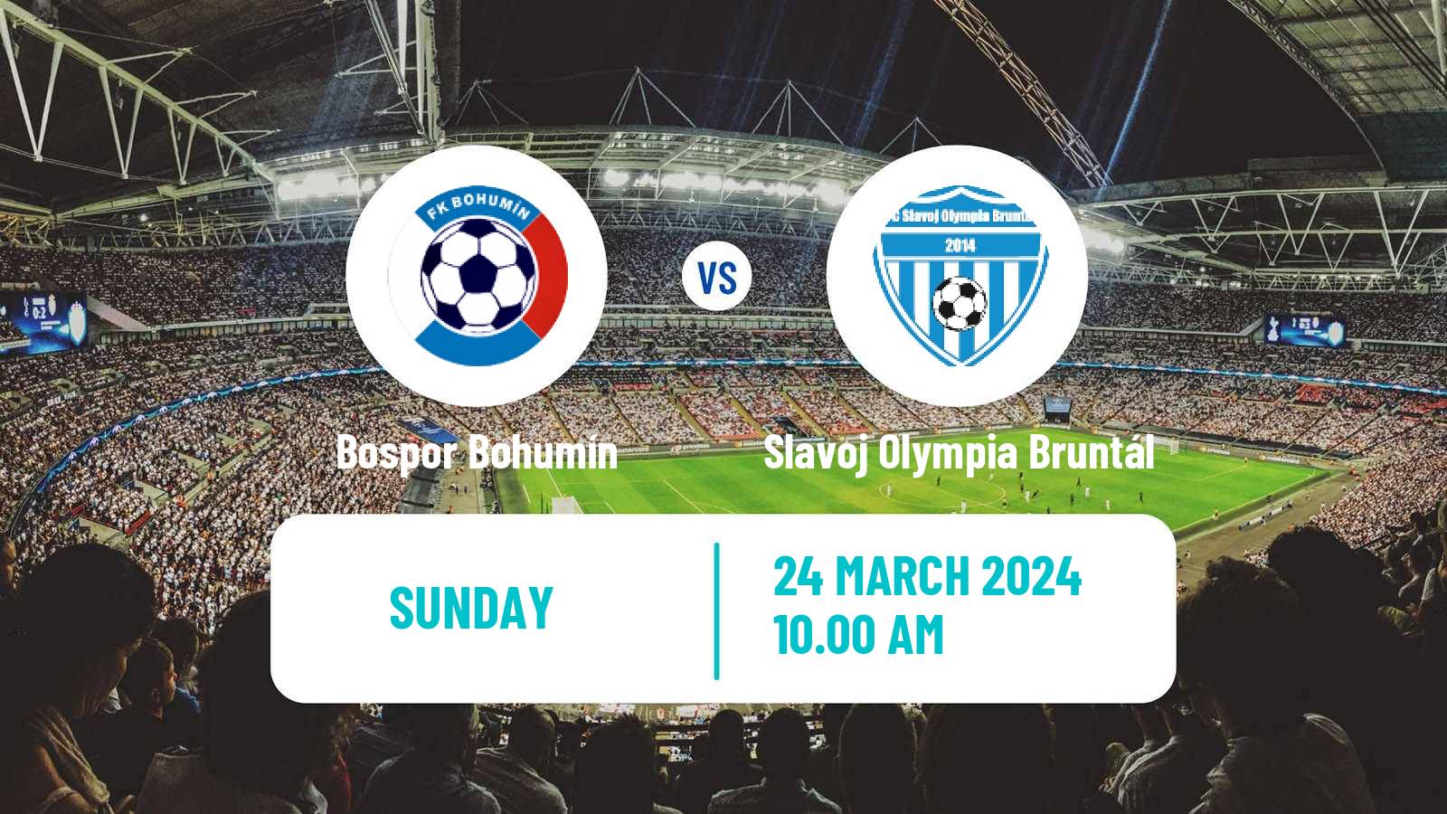 Soccer Czech Division F Bospor Bohumín - Slavoj Bruntál