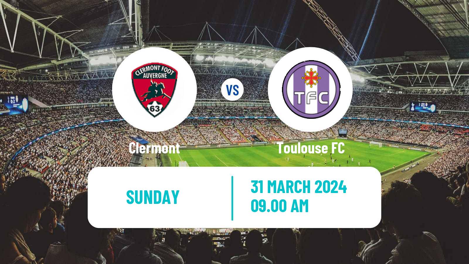 Soccer French Ligue 1 Clermont - Toulouse