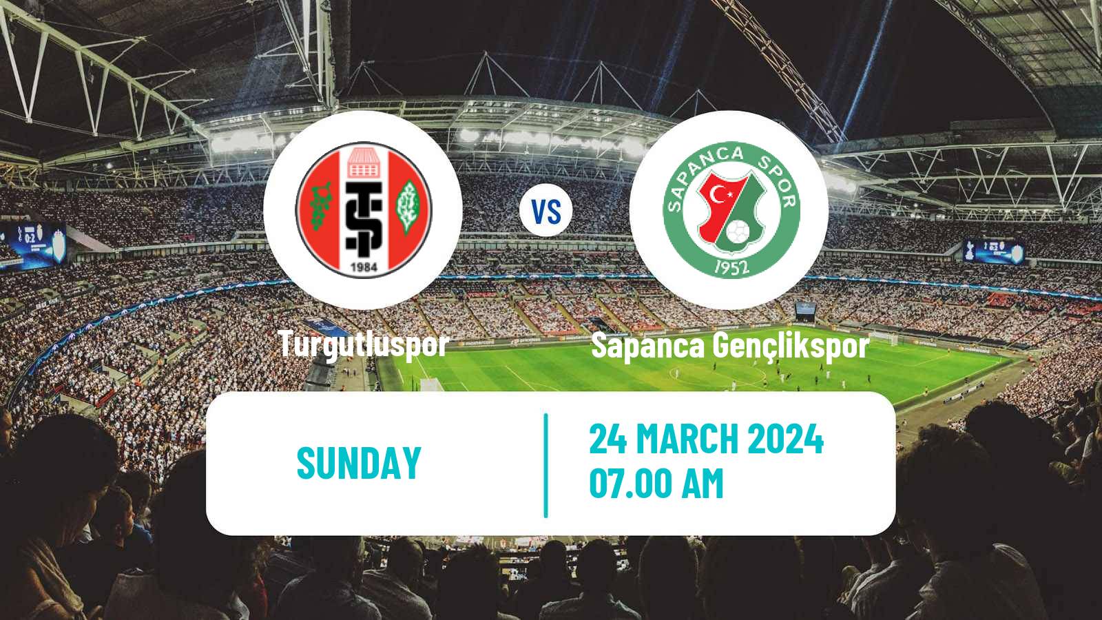 Soccer Turkish 3 Lig Group 2 Turgutlu - Sapanca Gençlikspor