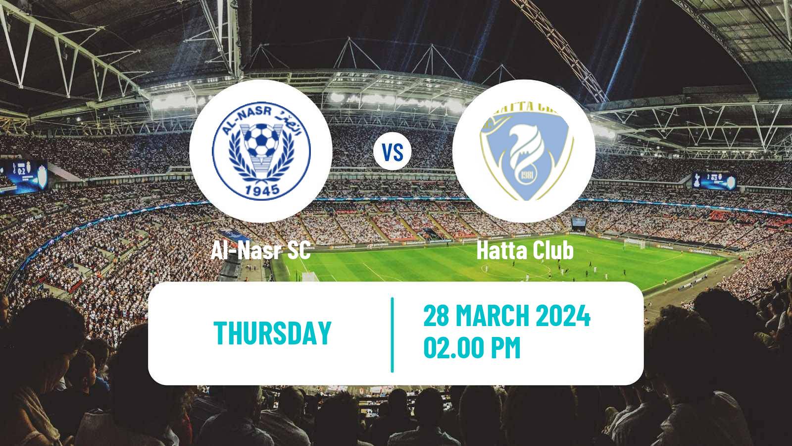 Soccer UAE Football League Al-Nasr - Hatta