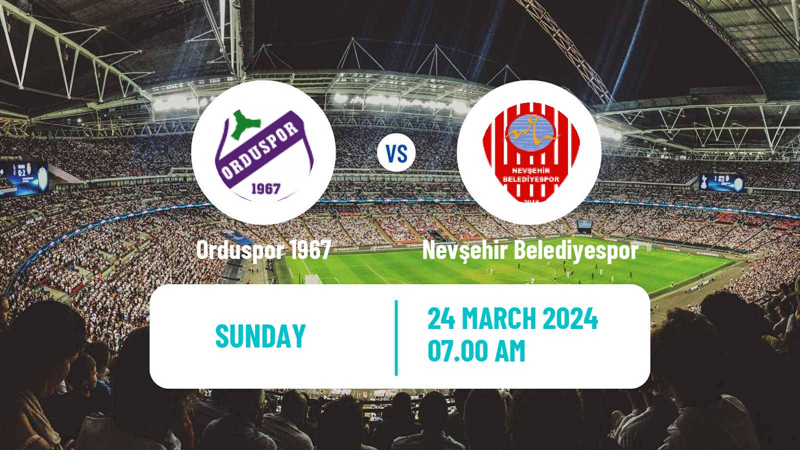 Soccer Turkish 3 Lig Group 4 Orduspor 1967 - Nevşehir Belediyespor