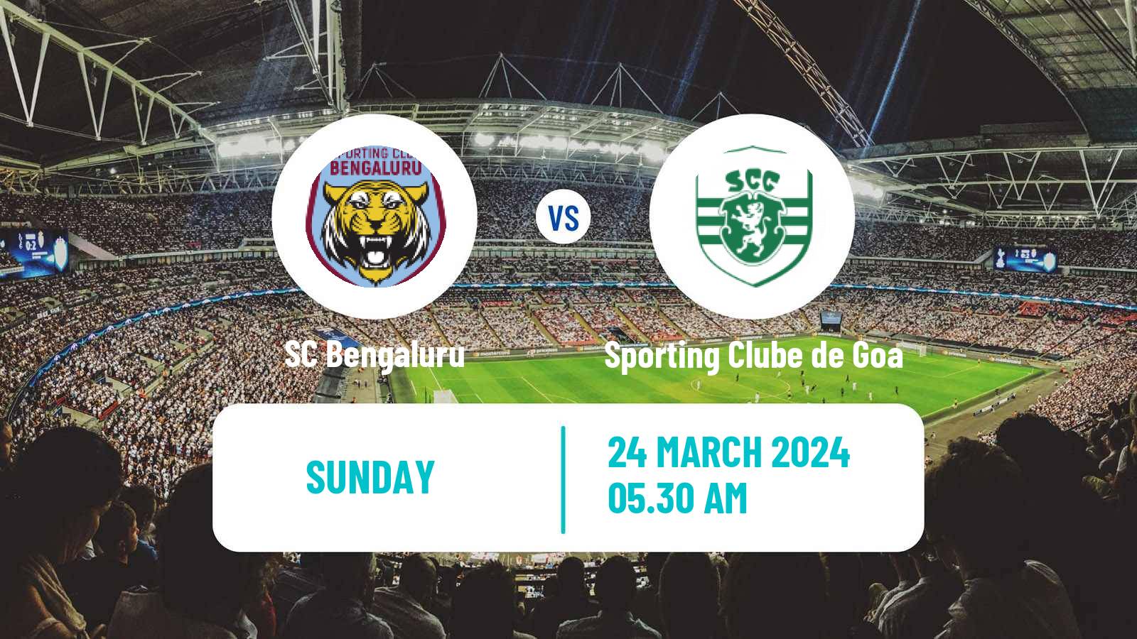 Soccer Indian I-League 2 SC Bengaluru - Sporting Clube de Goa
