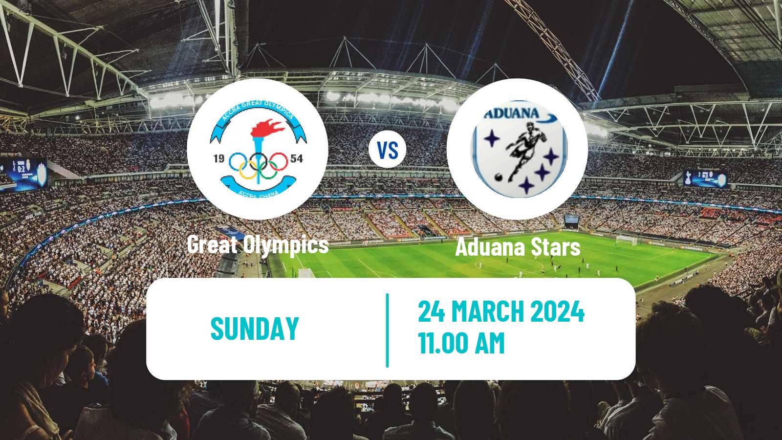 Soccer Ghanaian Premier League Great Olympics - Aduana Stars