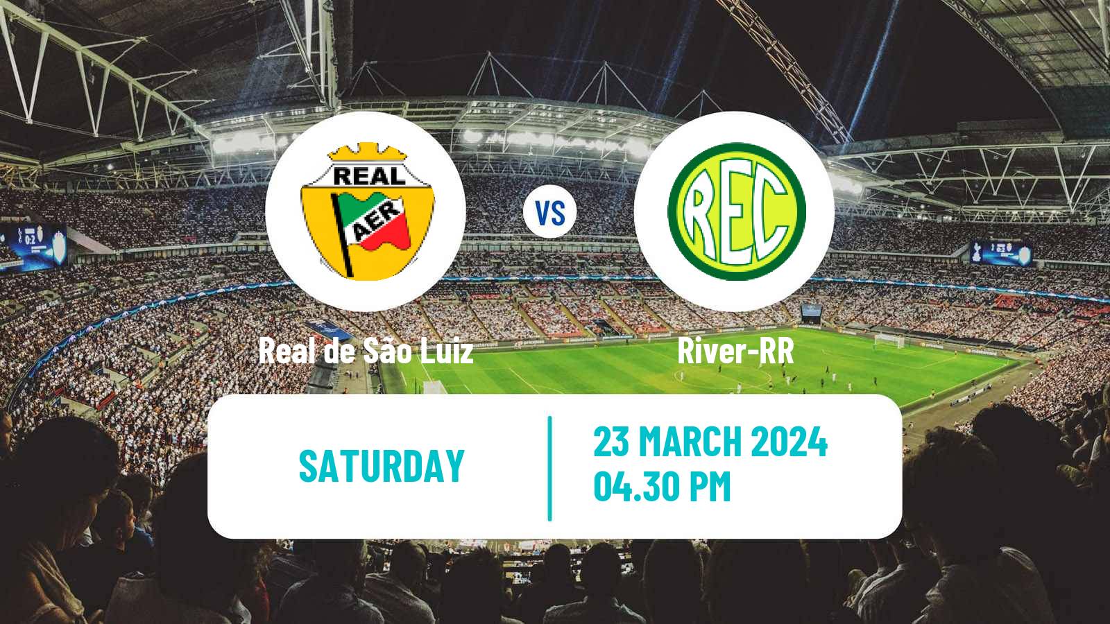 Soccer Brazilian Campeonato Roraimense Real de São Luiz - River-RR