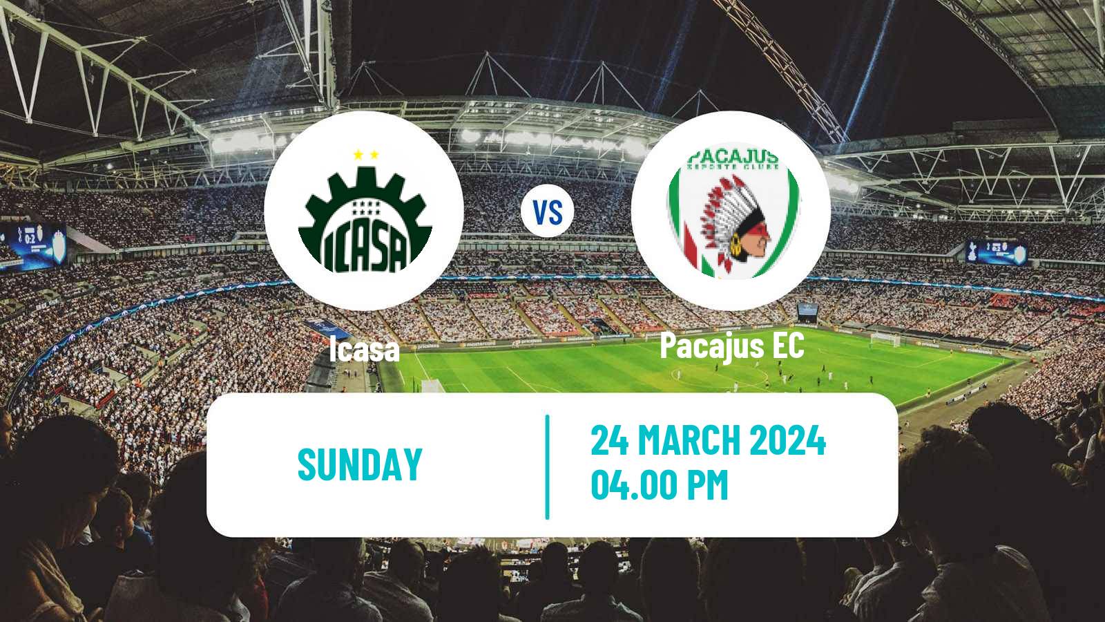 Soccer Brazilian Campeonato Cearense 2 Icasa - Pacajus