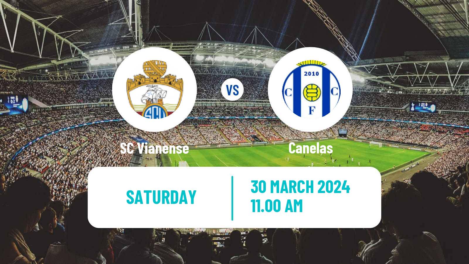 Soccer Portuguese Liga 3 Vianense - Canelas