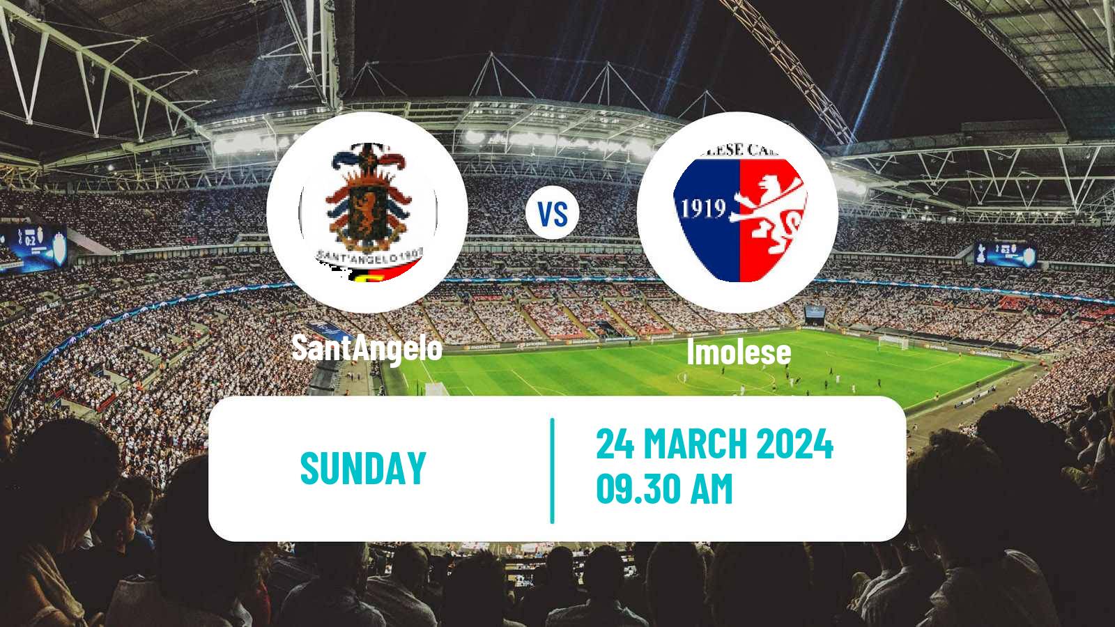 Soccer Italian Serie D - Group D SantAngelo - Imolese