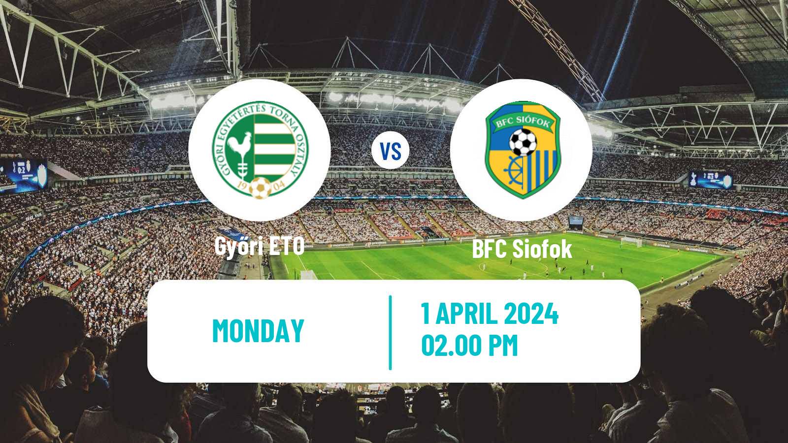 Soccer Hungarian NB II Győri ETO - Siofok