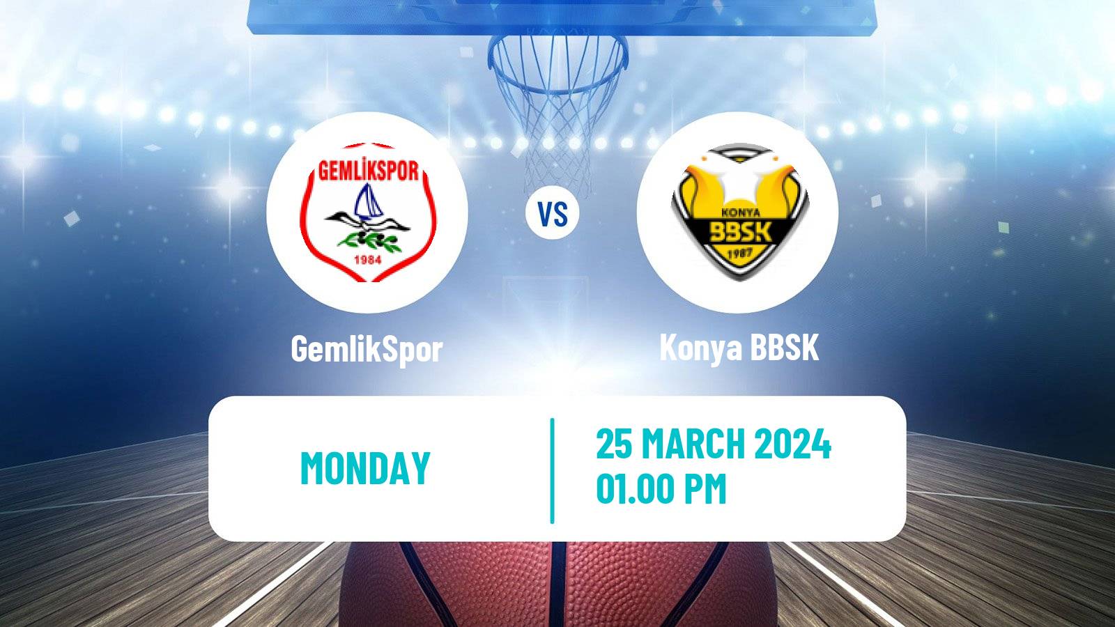 Basketball Turkish TB2L GemlikSpor - Konya BBSK