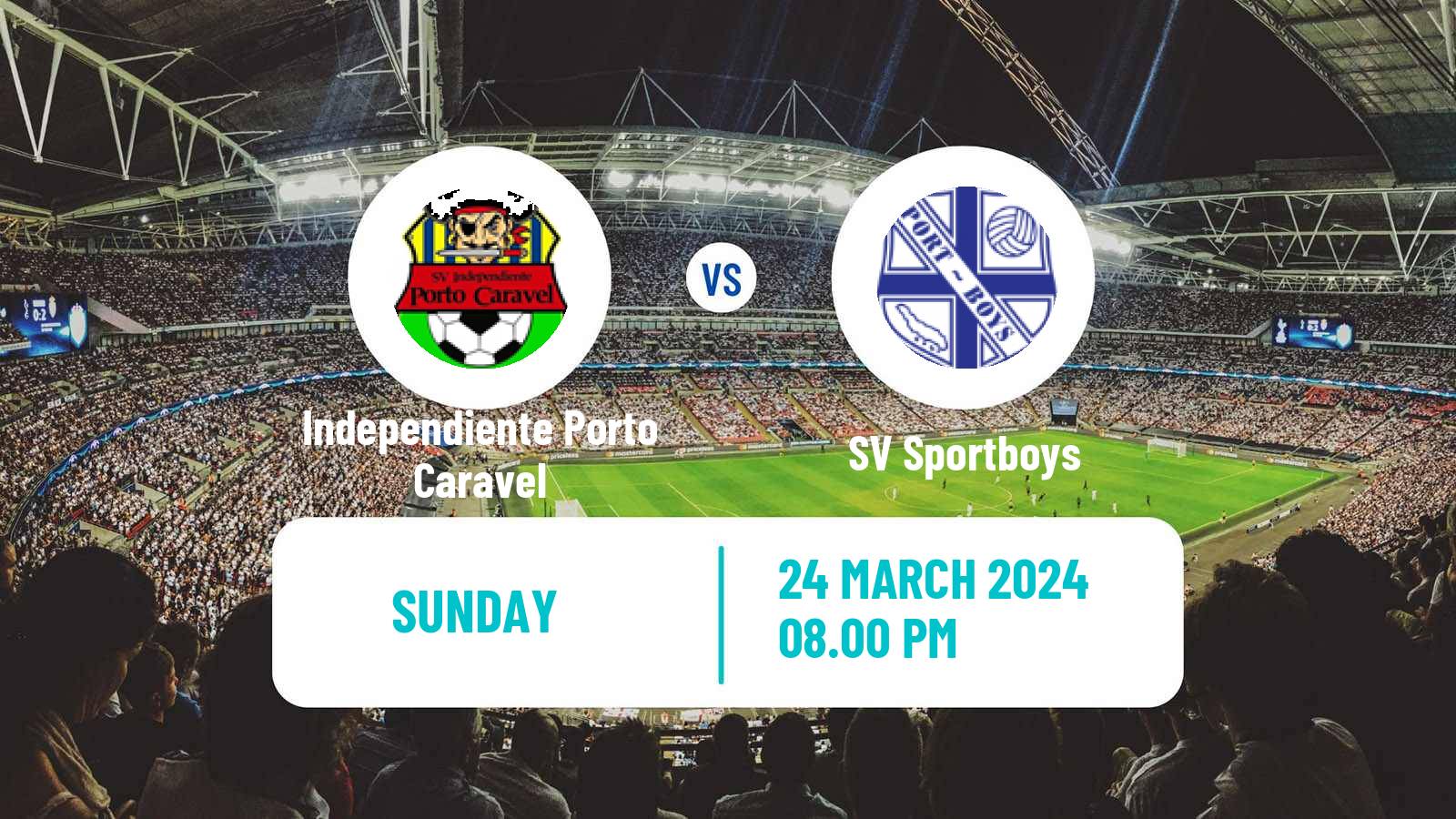 Soccer Aruban Division di Honor Independiente Porto Caravel - Sportboys