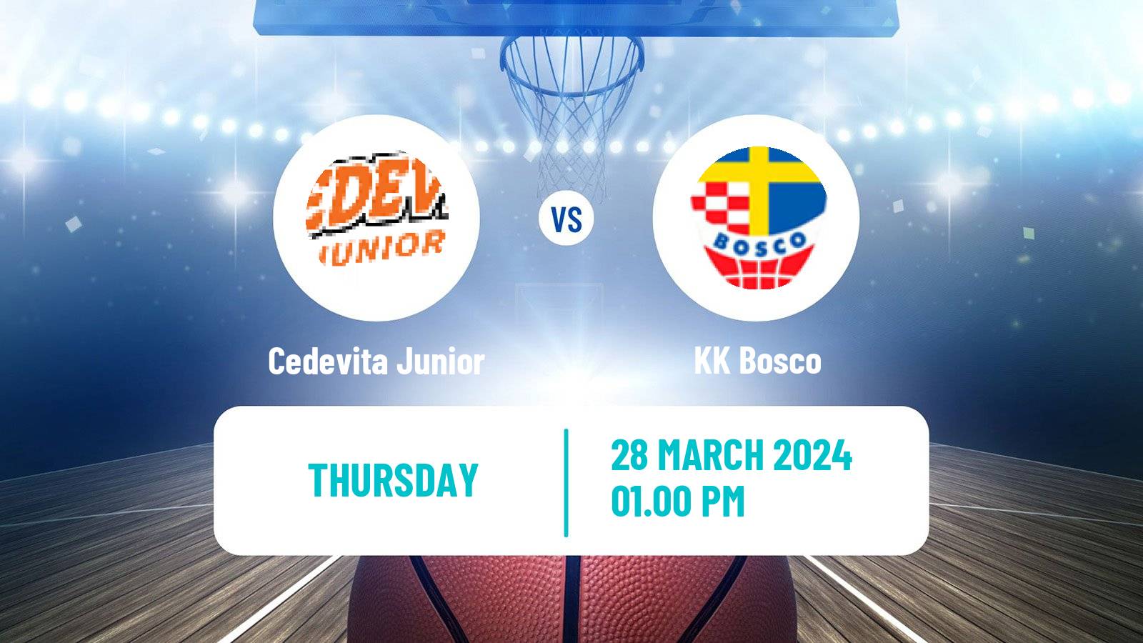 Basketball Croatian Premijer Liga Basketball Cedevita Junior - Bosco