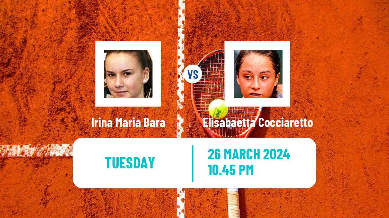 Tennis San Luis Potosi Challenger Women Irina Maria Bara - Elisabaetta Cocciaretto