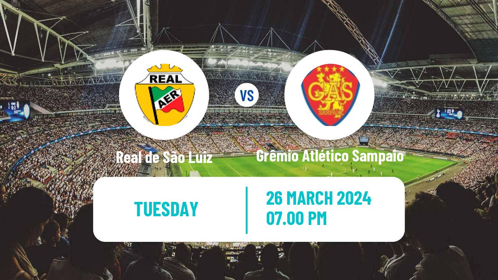 Soccer Brazilian Campeonato Roraimense Real de São Luiz - Grêmio Atlético Sampaio