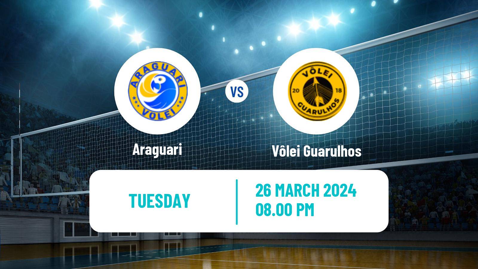 Volleyball Brazilian SuperLiga Volleyball Araguari - Vôlei Guarulhos