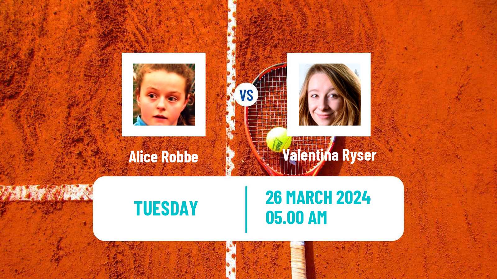Tennis ITF W75 Croissy Beaubourg Women Alice Robbe - Valentina Ryser