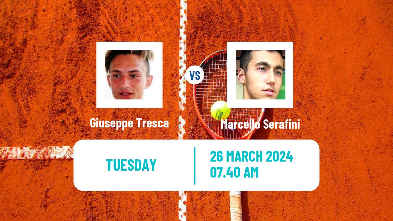 Tennis ITF M25 Santa Margherita Di Pula Men Giuseppe Tresca - Marcello Serafini